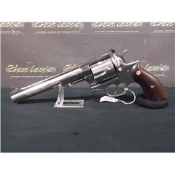 RUGER REDHAWK 44 MAG REVOLVER, CASE, NICKEL, USA, S/N: 502-55571 (print sequence:) 29 - 1096-1097