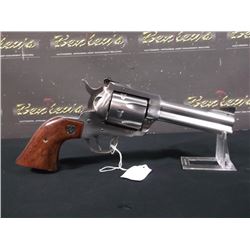 RUGER BLACKHAWK 45 COLT REVOLVER, STAINLESS, CASE, USA, S/N: 47-67726 (print sequence:) 25 - 1100