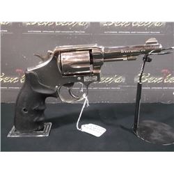 SMITH & WESSON 38 SPECIAL 10-7, HOLSTER, NICKEL, USA, S/N: 24979 (print sequence:) 14 - 1057 - 1058