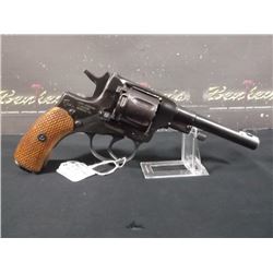 NAGANT 30 CAL REVOLVER, UNIQUE ACTION, RUSSIA, S/N: EB524 (print sequence:) 22 - 1081