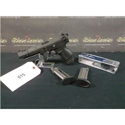 WALTHER P22 PISTOL, 22 LONG CAL, LASER & CLIPS, S/N: N085259 (print sequence:) 13