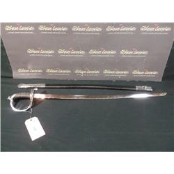 STAINLESS STEEL SWORD W/ SCABBARD, CHINA