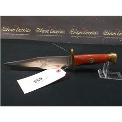 WILD WEST BOWIE KNIFE #8 "JIM BRIDGER" - STAINLESS STEEL