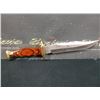 Image 4 : WILD WEST BOWIE KNIFE #5 "KIT CARSON" - STAINLESS STEEL