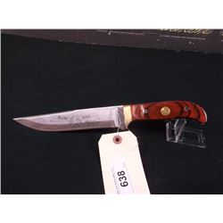 WILD WEST BOWIE KNIFE #4 "WILD BILL HICKOK" - STAINLESS STEEL