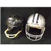 Image 1 : DALLAS COWBOYS HELMET, SIGNED BY # 8 TROY AIKMAN & VINTAGE BLACK FOOTBALL HELMET