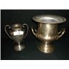 Image 1 : SILVER PLATE TROPHY URNS