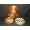 Image 1 : LOT: 3 COPPER &  BRASS PLATES