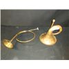 Image 1 : 2 VINTAGE BUGLE HORNS