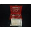 Image 1 : WILLIAM ROGERS 51 PIECE SILVER PLATE FLATWARE SET IN CASE
