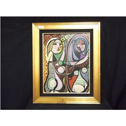 FRAMED ABSTRACT WALL ART