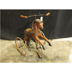 REPRODUCTION HORSE TRICYCLE