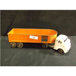 STRUCTO MFG VINTAGE SEMI TRUCK & GRAIN TRAILER
