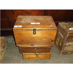 WOODEN AMMO BOXES, QTY=3X THE MONEY