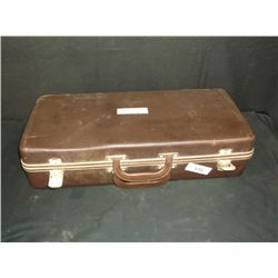 BROWN HARD SIDED CASE