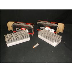 BOXES: BLAZER AMMUNITION 45 COLT 200GR JHP, 50 EACH, QTY=2X THE MONEY