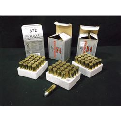BOXES: WINCHESTER SUPER X 45 COLT 255 GR, 20 COUNT EACH, QTY=3X THE MONEY