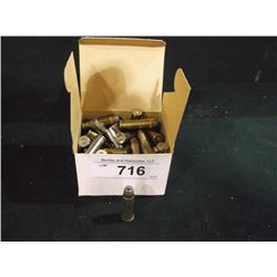 BOX: .38 SPECIAL 158 GR HOLLOW POINT, 4 GR BULLSEYE, 50 COUNT