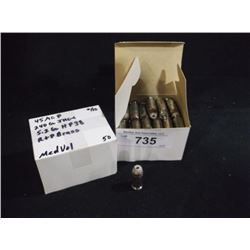 BOXES: .45 ACP 240 GR HOLLOW POINT, 50 COUNT, QTY=2X THE MONEY
