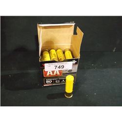 BOX: WINCHESTER AA SUPER SPORT 20 GAUGE SPORTING CLAYS