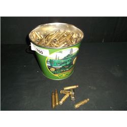 JOHN DEERE BUCKET: SPENT BRASS & CARTRIDGES