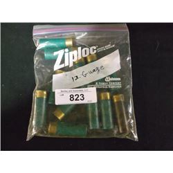 BAG: 12 GAUGE SHOT SHELL, # 8 SHOT, 12 COUNT