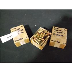 BOXES: 9MM 115 GR 5.0 GR HOLLOW POINT, 50 COUNT, QTY=2X THE MONEY