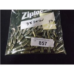 BAG: 38 S&W 158 GR HOLLOW POINT, 50 COUNT