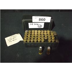 POLY BOX: 38 S&W, 49 COUNT