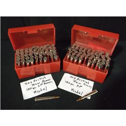 POLY BOXES: .303 BRITISH 180 GR, 100 COUNT, QTY=2X THE MONEY