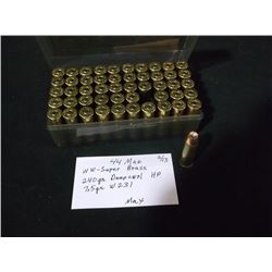 CASE: 44 MAG WW SUPER BRASS, 240 GR, 50 COUNT