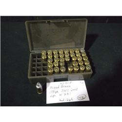 CASE: 45 ACP MIXED BRASS 175 GR SWC, 37 COUNT