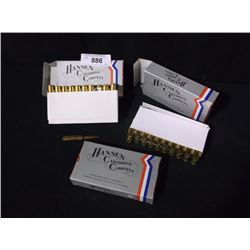 BOXES: HANSON 7.62X54R 182 GR FULL METAL JACKET, 20 COUNT EACH, QTY=3X THE MONEY
