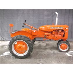 1949 ALLIS-CHALMERS "C" TRACTOR, HYDRAULICS, 6 VDC SYSTEM, NEW SEAT! (print sequence:) 1127