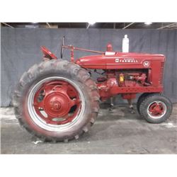 1944 INTERNATIONAL MCCORMICK FARMALL "M" ROW TRACTOR, NEW PAINT, PLUGS, RECONDITIONED 6 VDC RADIATOR
