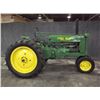 Image 1 : 1938 JOHN DEERE "G" ROW CROP TRACTOR, NEW PAINT, NEW TIRES, 3 POINT LIFT GEAR, PTO (print sequence:)