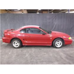 1996 FORD MUSTANG ~ 106,388 MILES VIN: 1FALP4040TF206638, COUPE, RWD, V6, 3.8L, # 1138 TITLE # 19131