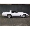 Image 1 : 1981 CHEVROLET CORVETTE ~ 97,895 MILES VIN: 1G1AY8761BS409937, COUPE, WHITE, T-TOPS, AUTOMATIC, 2 DO