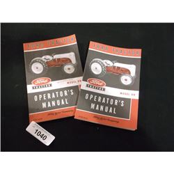 LOT: 2 FORD 8N TRACTOR OPERATOR'S MANUALS, 3729-50-M, QTY=2X THE MONEY