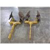 Image 2 : LOT: 2 ROW FURROW DISK SHANKS, QTY=2X THE MONEY