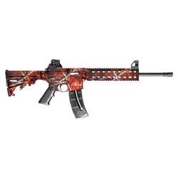 _NEW!_ S&W 10043 M&P15-22 SA 22LR 16.5" 25+1 6-Position Stock Harvest Moon Orange/Black 02218800430