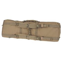 _NEW!_ Drago Gear 12-301TN Tactical Double Gun Case 36" 600D Polyester Tan 815778010089