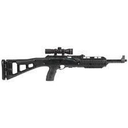 _NEW!_ Hi-Point 9954X32TS Carbine w/4x25 Scope SA 9mm 16.5" 10+1 Poly Skeleton Stk Blk 752334099983