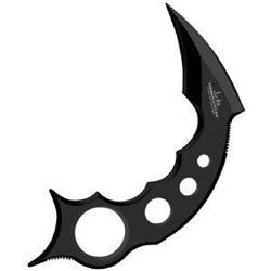 !NEW! Gil Hibben Black Claw II Karambit,Hawkbill w/Leather Sheath 760729202832