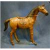 Image 1 : A leather figure of a standing pony, 37" high £100-150...