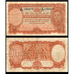 Australia, Ten Shillings, Sheehan/Macfarlane (1939) E/80 (R.12)