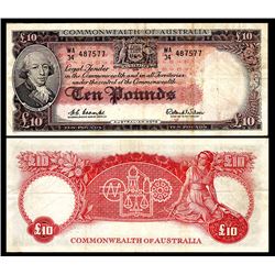 Australia, Ten Pounds, Coombs/Wilson (1961) WA/34 (R.63)