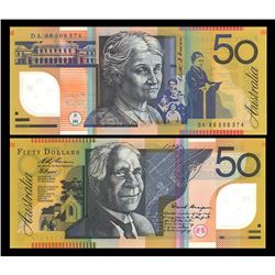 Australia, Fifty Dollars, Fraser/Evans (1996) DA/96 508374 (R.516bL)