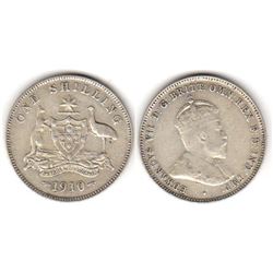 Australia, Shilling, Edward VII,1910