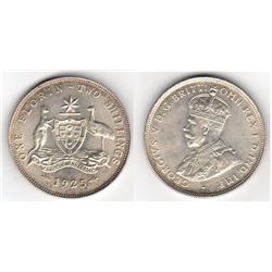 Australia, Florin, George V, 1925
